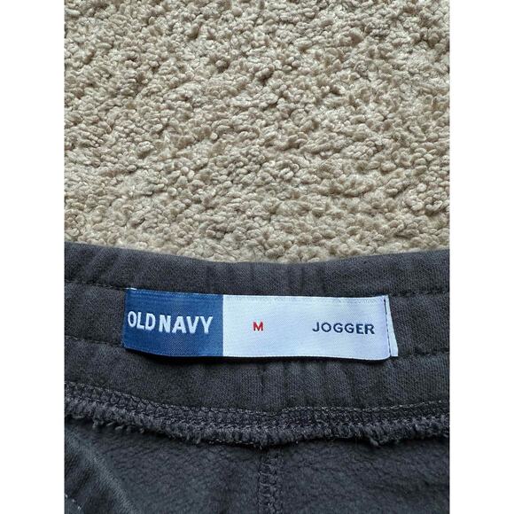 Old Navy Cotton Blend Pull On Drawstring Waist Jogger Pants Gray Men's Size Med - Picture 6 of 8